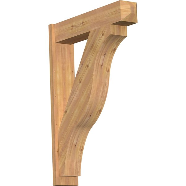 Ekena Millwork Funston Craftsman Smooth Outlooker, Western Red Cedar, 7 1/2"W x 34"D x 46"H OUT08X34X46FST04SWR - main